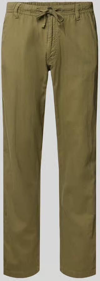 JACK & JONES PANTS STUDIO JPSTKANE relaxed casual broek met linnen groen - Foto 6
