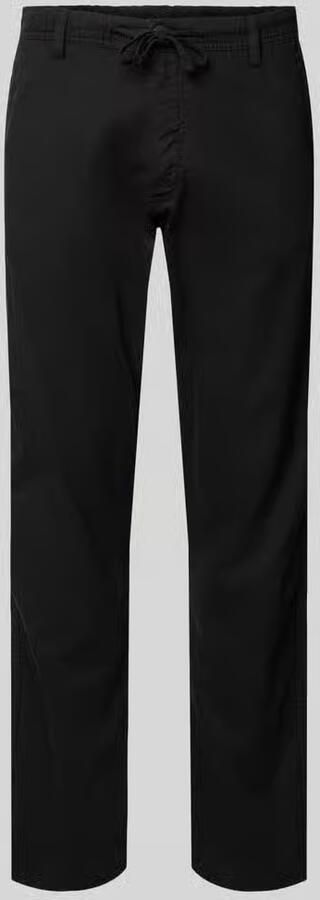 Jack & jones relaxed fit broek van mix van katoen en linnen model 'KANE' - Foto 4