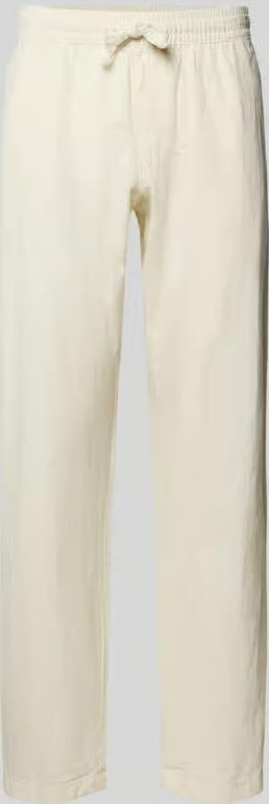 Jack & jones relaxed fit broek van mix van katoen en linnen model 'KANE' - Foto 2