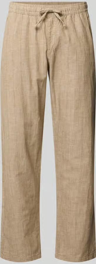 Jack & jones relaxed fit broek van mix van katoen en linnen model 'KANE' - Foto 2