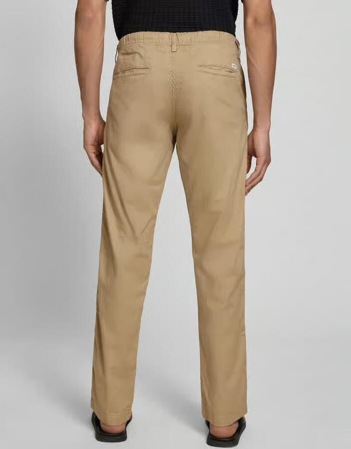 Jack & jones relaxed fit broek van mix van katoen en linnen model 'KANE'