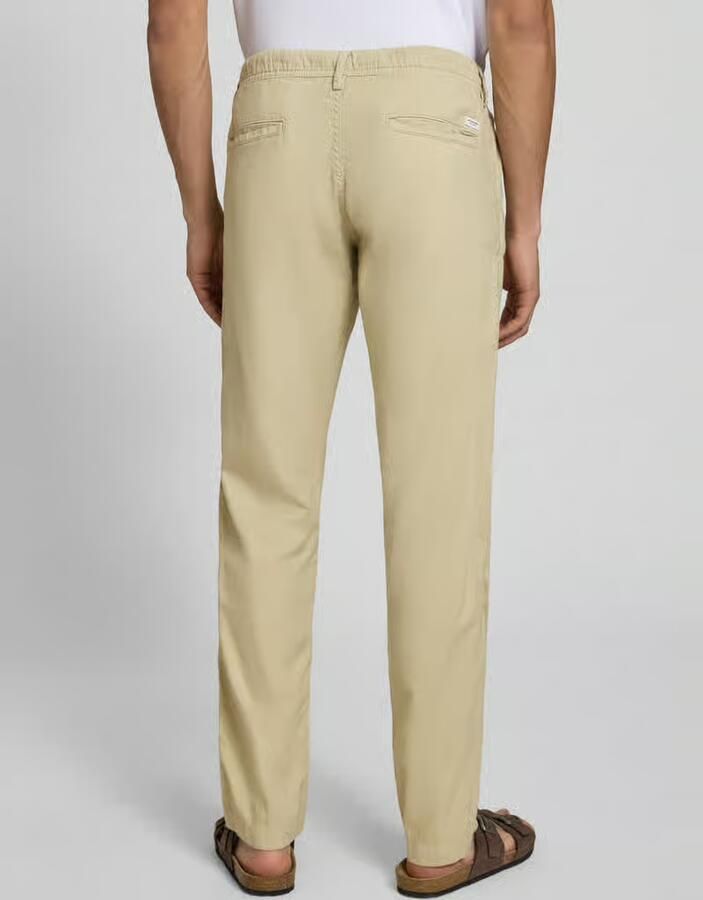 Jack & jones relaxed fit broek van mix van katoen en linnen model 'KANE' - Foto 2