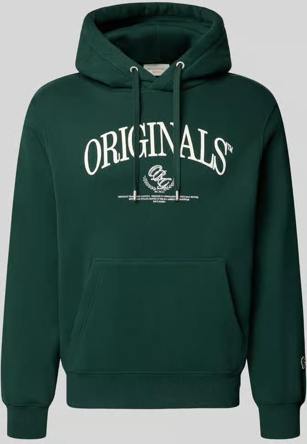 Jack & jones relaxed fit hoodie van katoenmix model 'FREDERIKSBERG'