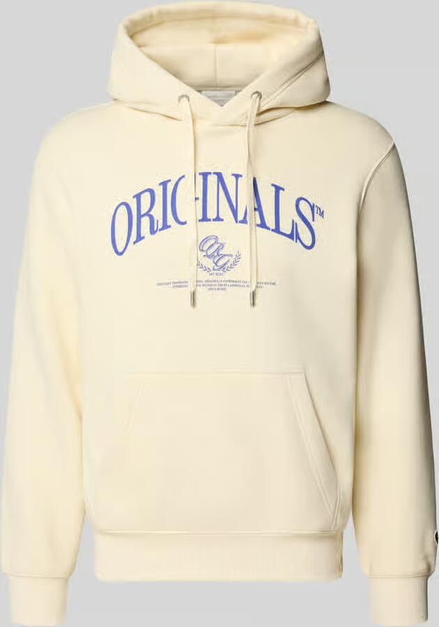 Jack & jones relaxed fit hoodie van katoenmix model 'FREDERIKSBERG'