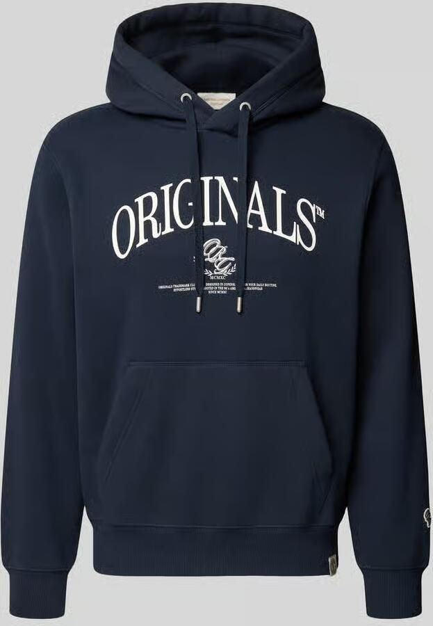 Jack & jones relaxed fit hoodie van katoenmix model 'FREDERIKSBERG'