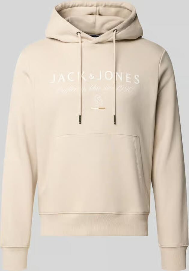 Jack & jones relaxed fit hoodie van katoenmix model 'KYLE'