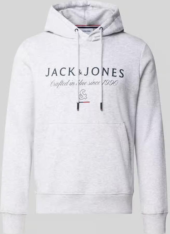 Jack & jones relaxed fit hoodie van katoenmix model 'KYLE'