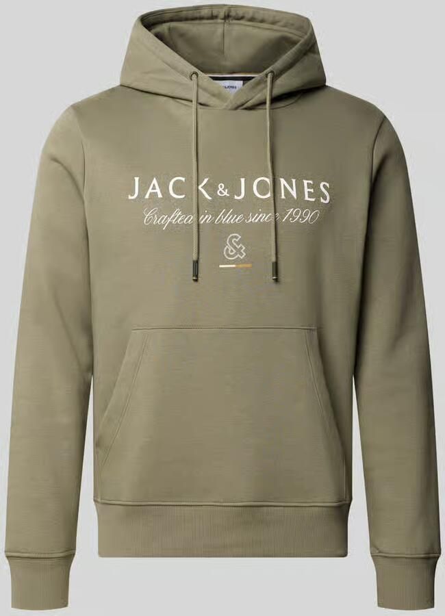 Jack & jones relaxed fit hoodie van katoenmix model 'KYLE'