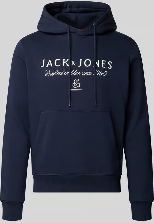 Jack & jones relaxed fit hoodie van katoenmix model 'KYLE'