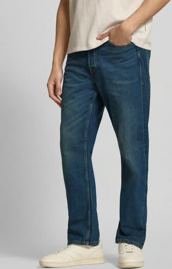 JACK & JONES JEANS INTELLIGENCE JJICHRIS JJORIGINAL relaxed fit jeans blue denim - Foto 8