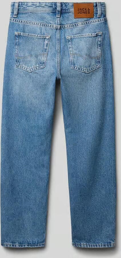 JACK & JONES JUNIOR relaxed high waist loose fit jeans medium blue denim - Foto 4