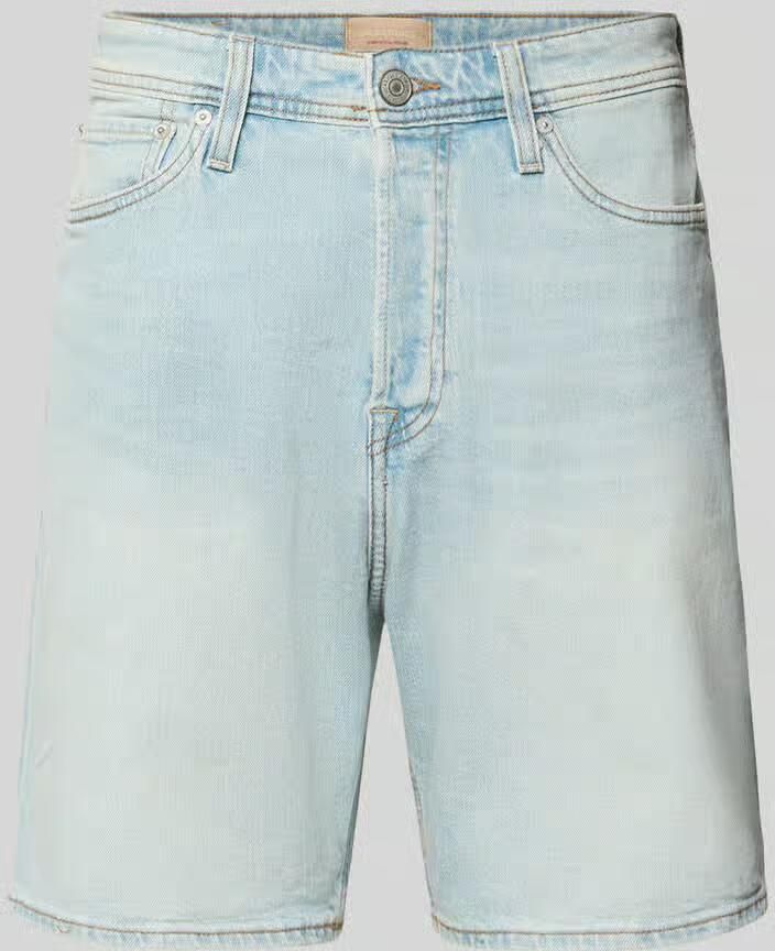 JACK & JONES JEANS INTELLIGENCE JJITONY JJORIGINAL relaxed short light blue denim - Foto 4