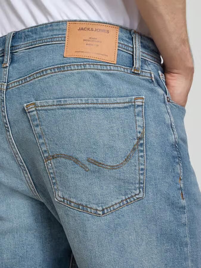JACK & JONES JEANS INTELLIGENCE JJITONY JJORIGINAL relaxed short blue denim - Foto 4