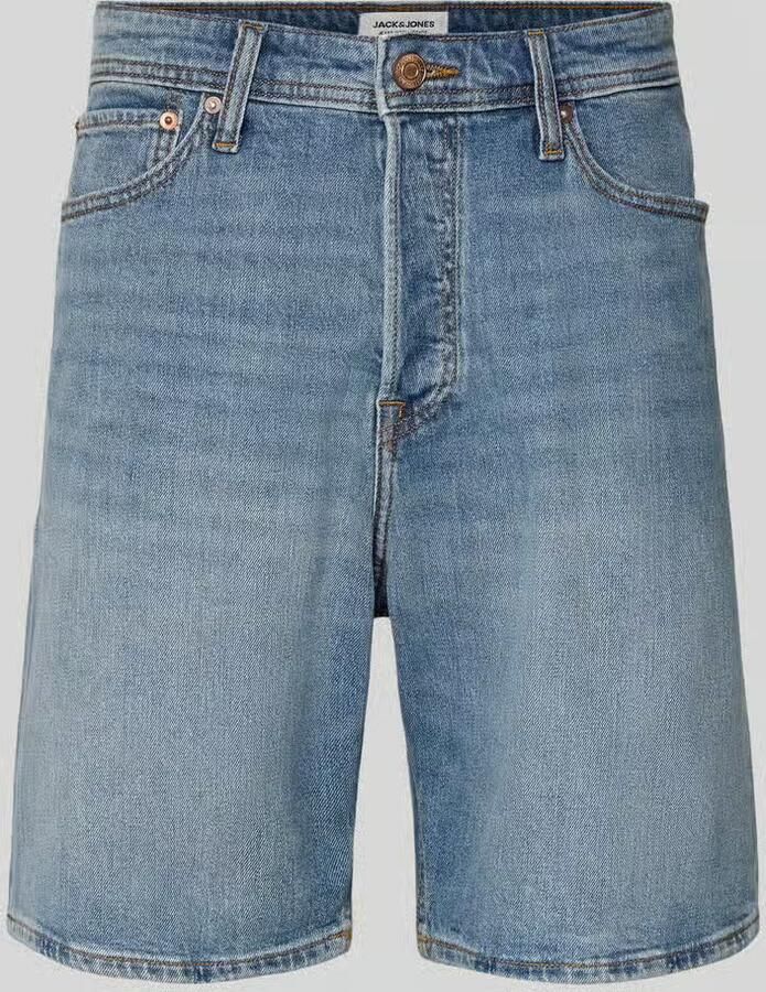 JACK & JONES JEANS INTELLIGENCE JJITONY JJORIGINAL relaxed short blue denim - Foto 5