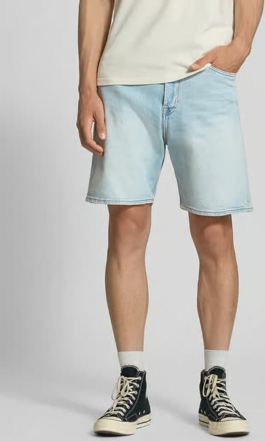 JACK & JONES JEANS INTELLIGENCE JJITONY JJORIGINAL relaxed short light blue denim - Foto 6