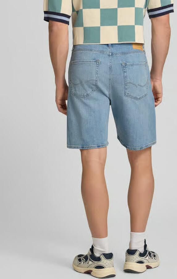 JACK & JONES JEANS INTELLIGENCE JJITONY JJORIGINAL relaxed short light blue denim - Foto 5