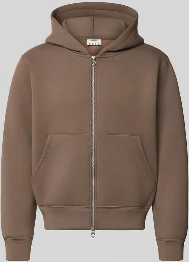 Jack & jones relaxed fit sweatjack met tweewegritssluiting