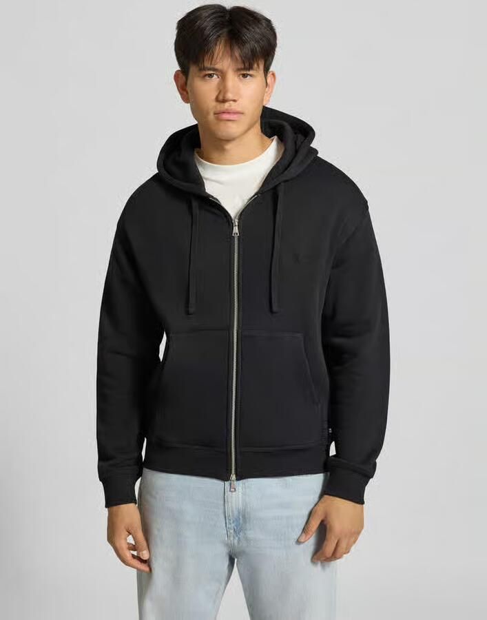 Jack & jones relaxed fit sweatjack van katoenmix model 'ORSALAMANCO' - Foto 2