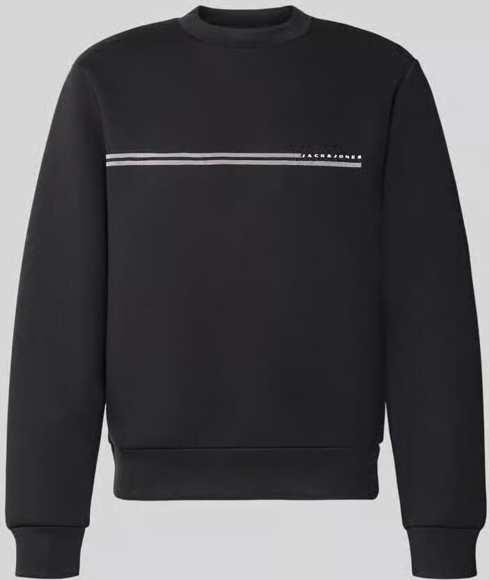 Jack & jones relaxed fit sweatshirt met viscose model 'Fusion' - Foto 4