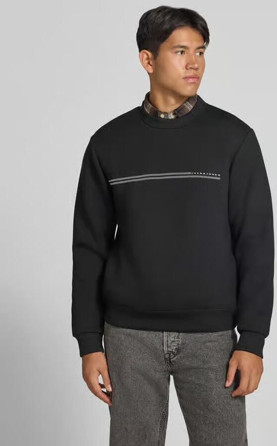 Jack & jones relaxed fit sweatshirt met viscose model 'Fusion' - Foto 7