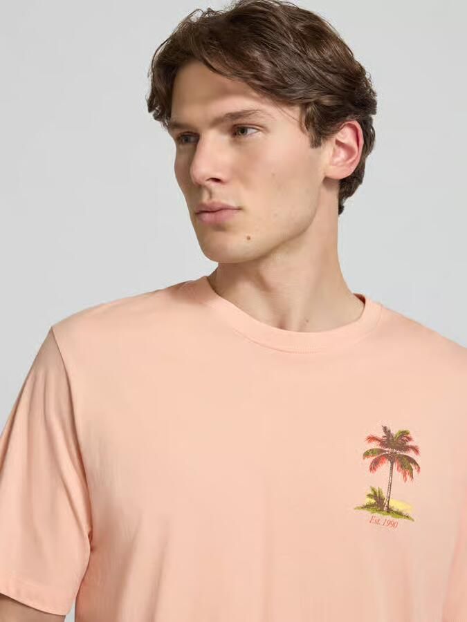 Jack & jones relaxed fit T-shirt met motiefprint model 'Vintage'