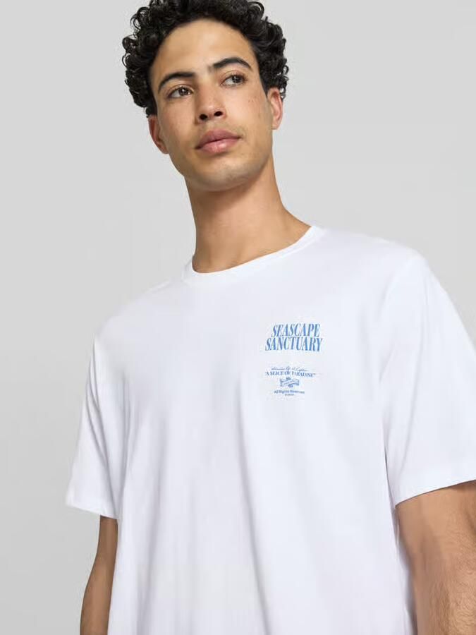 Jack & jones relaxed fit T-shirt met statementprint model 'Photo'