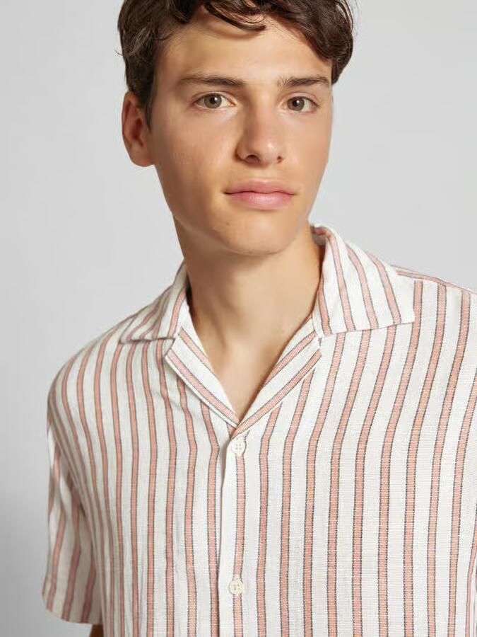 Jack & jones Relaxed fit vrijetijdsoverhemd met 1 2-mouwen model 'NOTO' - Foto 2