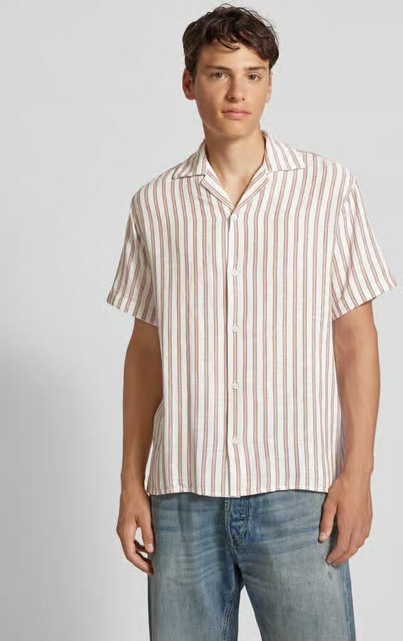 Jack & jones Relaxed fit vrijetijdsoverhemd met 1 2-mouwen model 'NOTO' - Foto 4