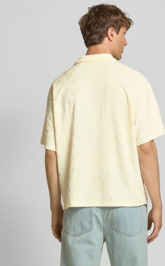 Jack & jones Relaxed fit vrijetijdsoverhemd met structuurmotief model 'INFINITY'
