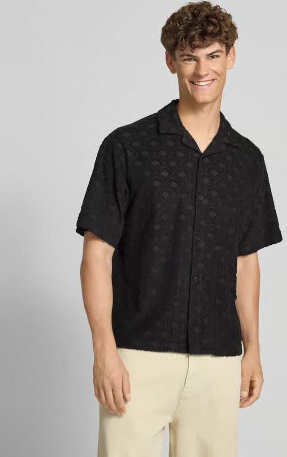Jack & jones Relaxed fit vrijetijdsoverhemd met structuurmotief model 'INFINITY' - Foto 2