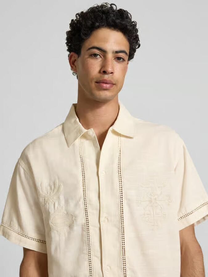 Jack & jones relaxed fit vrijetijdsoverhemd van lyocellmix model 'Menton'