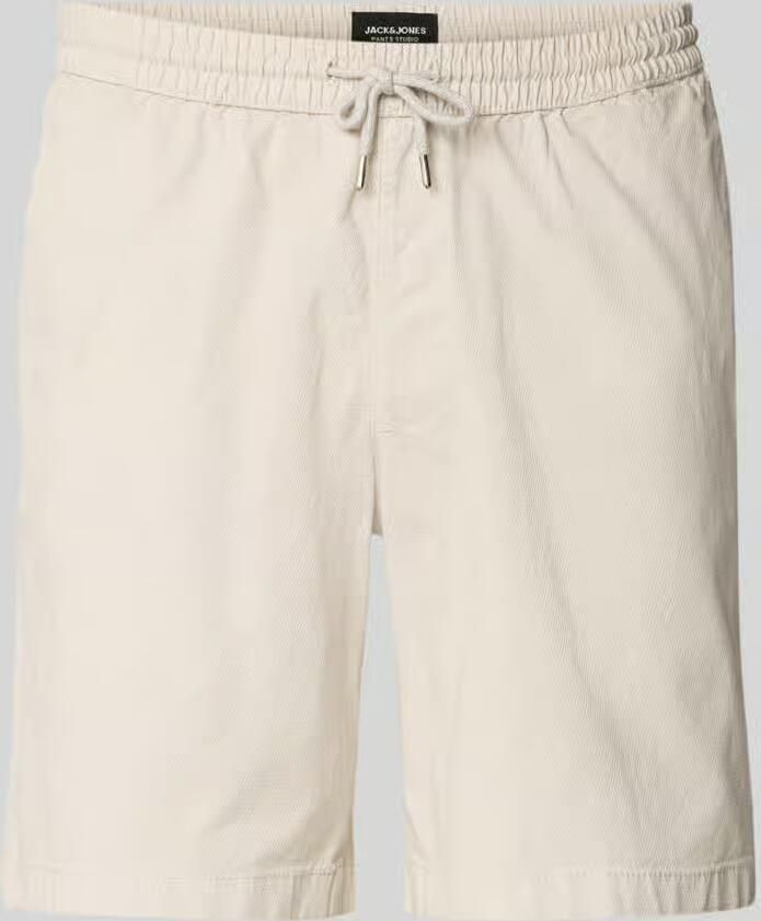 JACK & JONES PANTS STUDIO JPSTJAIDEN relaxed casual short beige - Foto 5