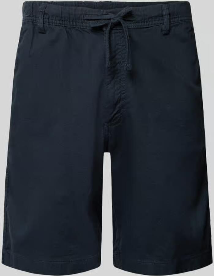 JACK & JONES PANTS STUDIO JPSTJAIDEN relaxed casual short met linnen donkerblauw - Foto 5