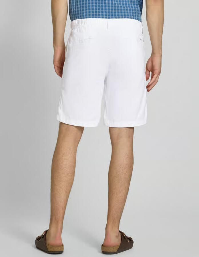 JACK & JONES PANTS STUDIO JPSTJAIDEN relaxed casual short met linnen wit - Foto 5