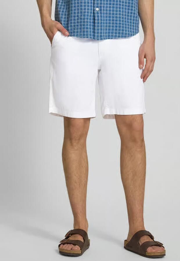 JACK & JONES PANTS STUDIO JPSTJAIDEN relaxed casual short met linnen wit - Foto 6