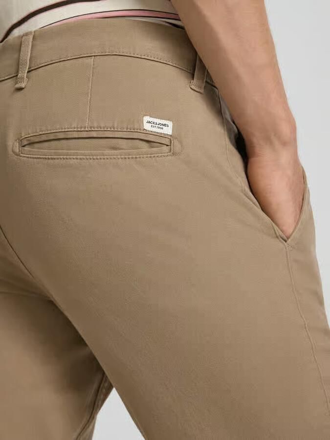 Jack & Jones Chino JPSTMARCO met smalle pijpen en onderhoudsvriendelijke stof