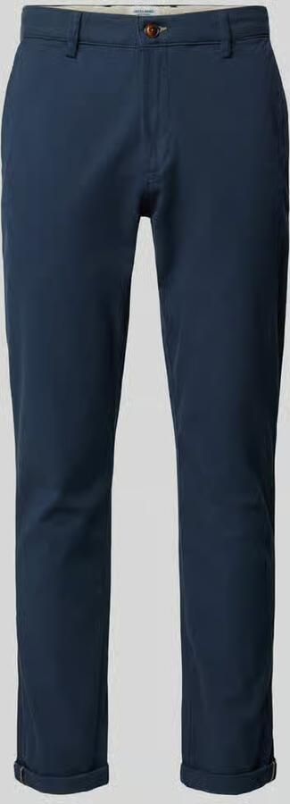 JACK & JONES PANTS STUDIO slim fit chino JPSTMARCO donkerblauw - Foto 7
