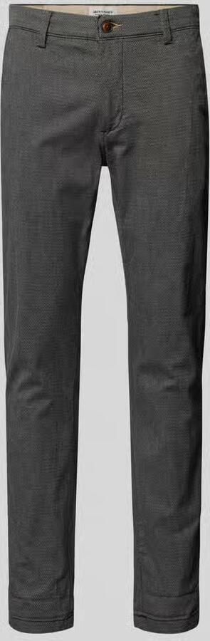 JACK & JONES PANTS STUDIO gemêleerde slim fit broek JPSTMARCO drizzle - Foto 11