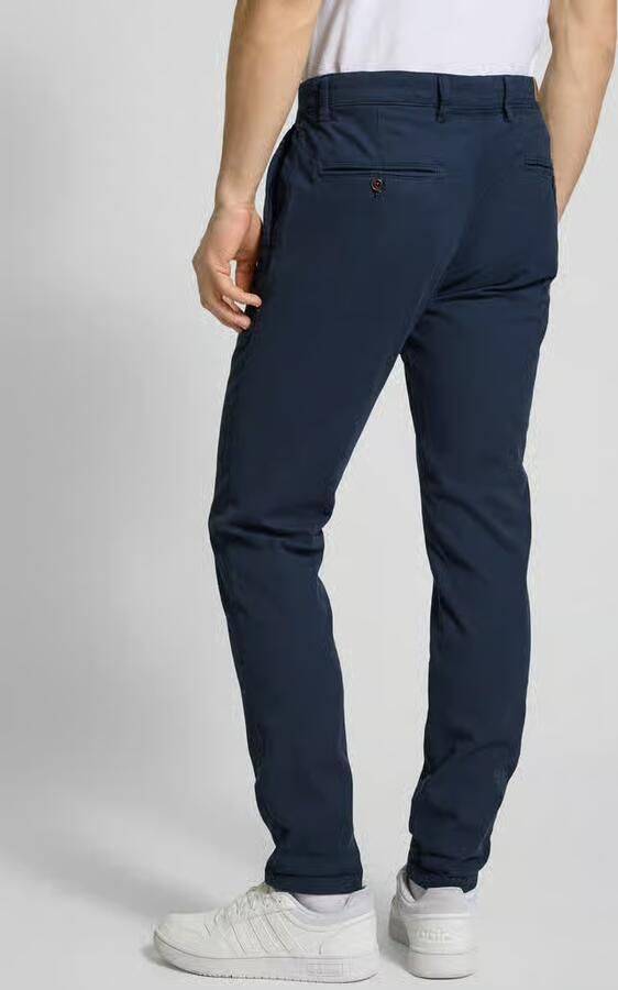 JACK & JONES PANTS STUDIO slim fit chino JPSTMARCO donkerblauw - Foto 7