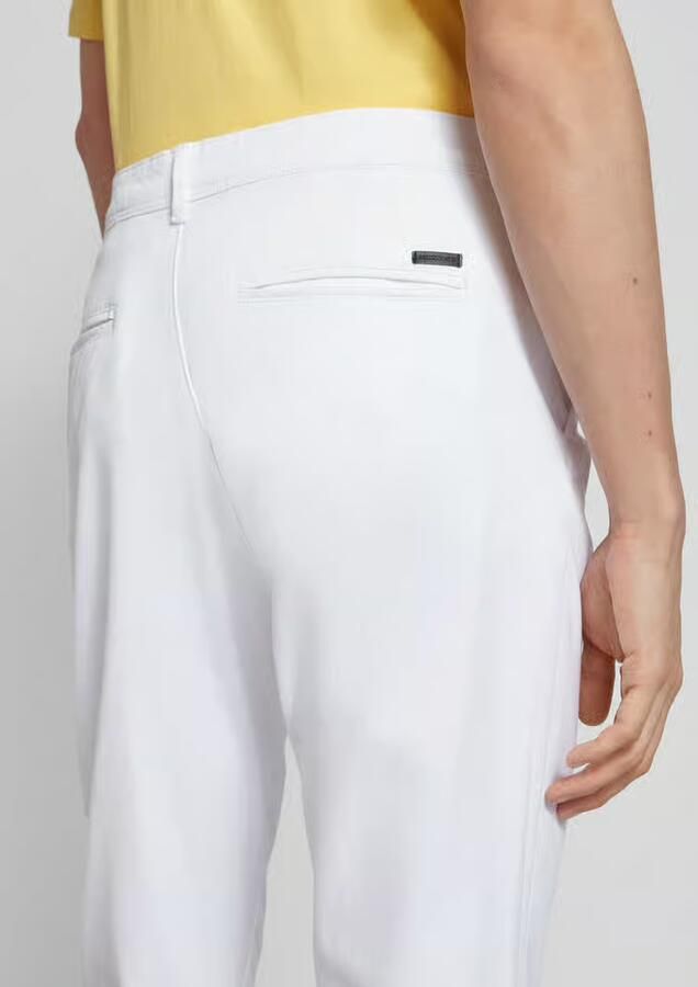 Jack & jones Slim fit chino in wit met steekzakken model 'MARCO BOWIE' - Foto 10