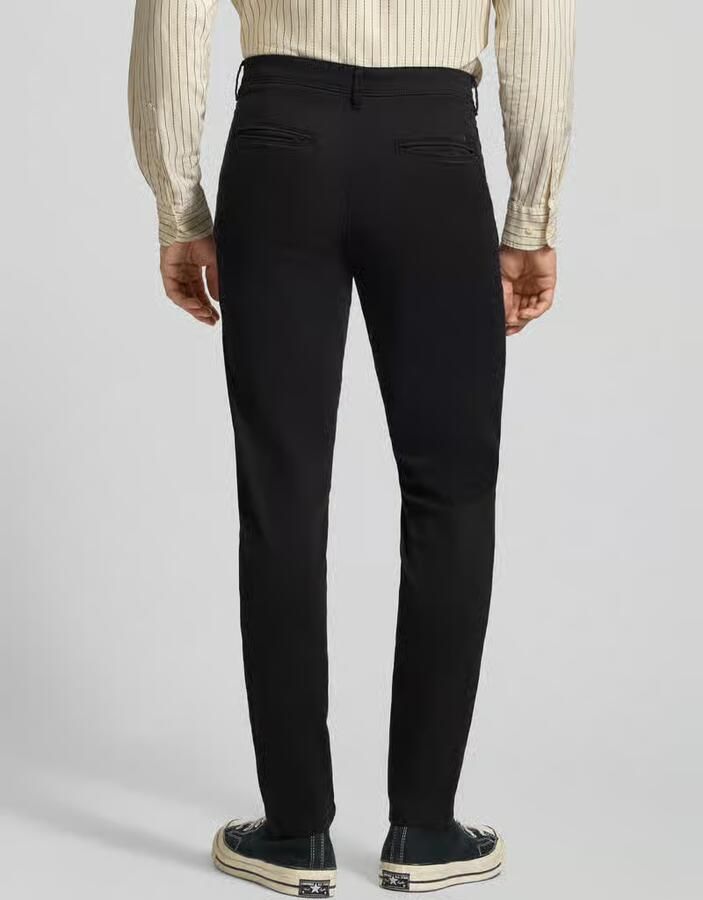 JACK & JONES JEANS INTELLIGENCE slim fit it chino JJIMARCO JJBOWIE zwart - Foto 6