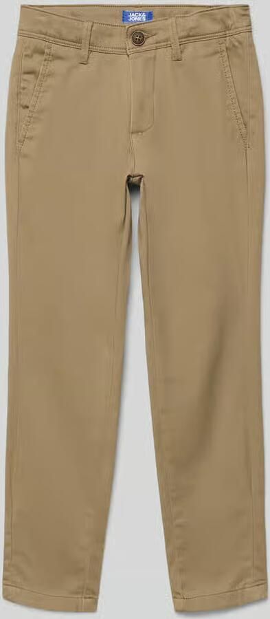Jack & jones JUNIOR broek JJIMARCO beige Jongens Stretchkatoen Effen 128 - Foto 3