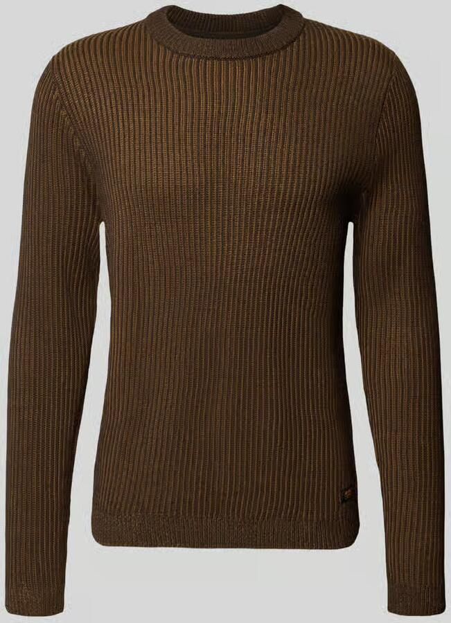 Jack & jones Slim Fit gebreide pullover van katoenmix model 'DOVER' - Foto 4