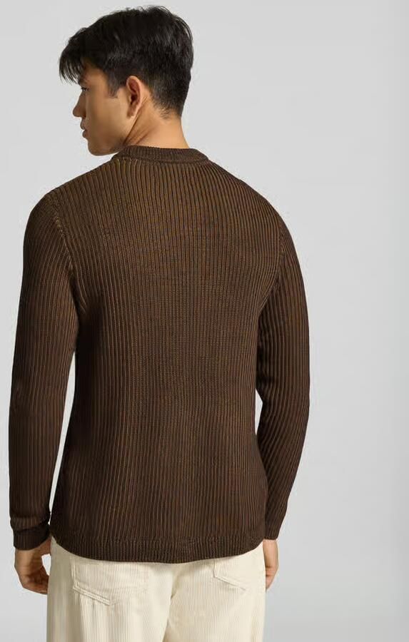 Jack & jones Slim Fit gebreide pullover van katoenmix model 'DOVER' - Foto 5