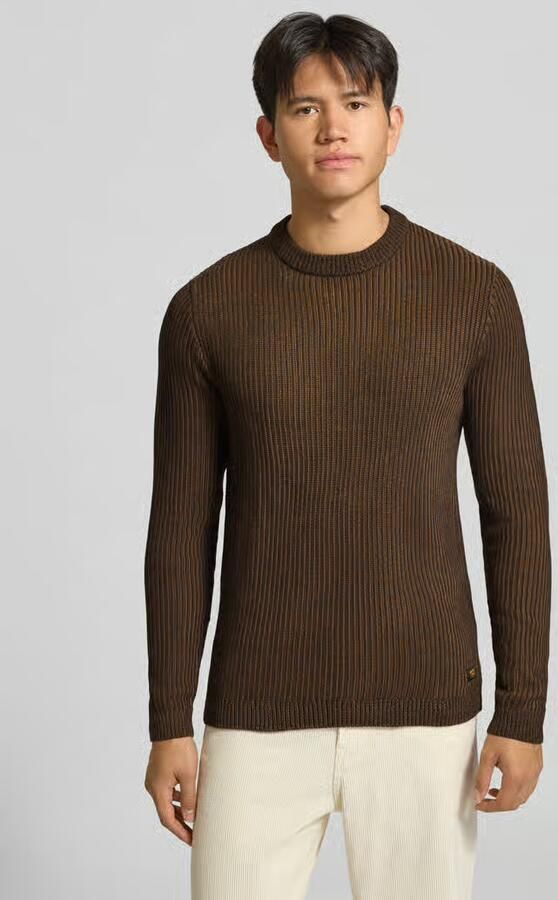 Jack & jones Slim Fit gebreide pullover van katoenmix model 'DOVER' - Foto 6