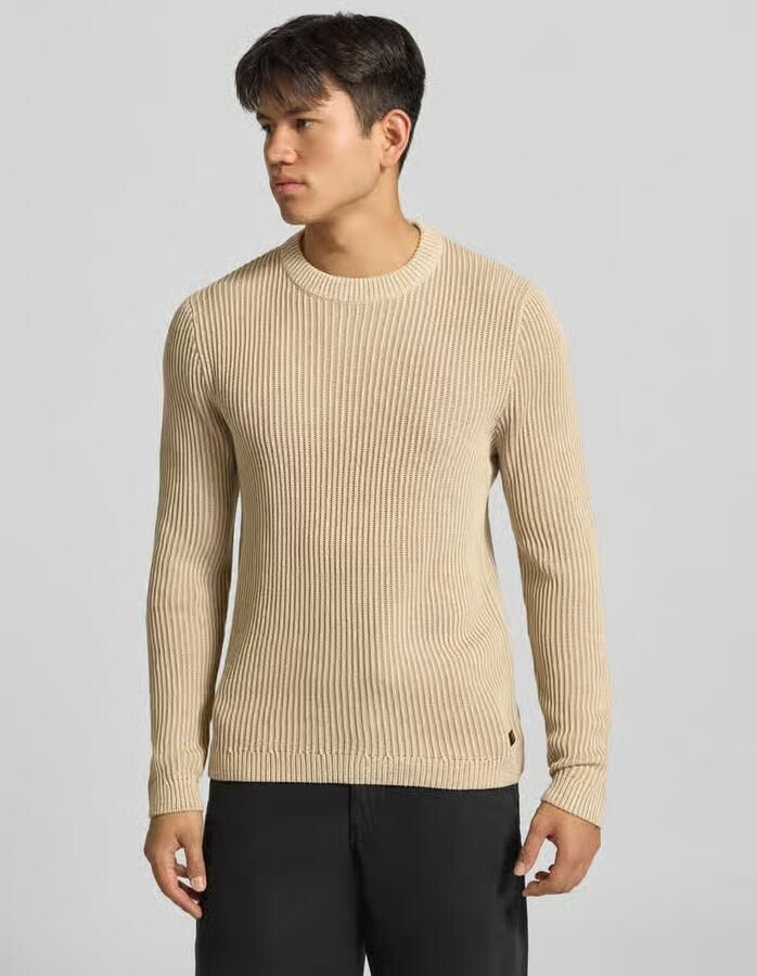 Jack & jones Slim Fit gebreide pullover van katoenmix model 'DOVER' - Foto 5