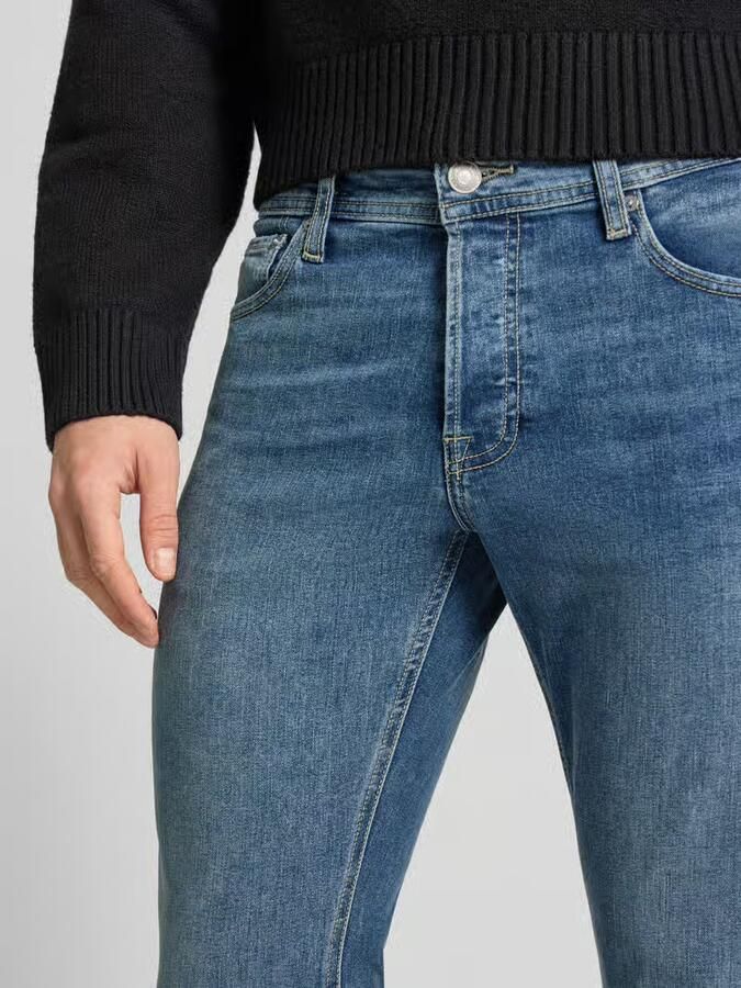 Jack & jones Slim fit jeans met 5-pocketmodel model 'GLENN'