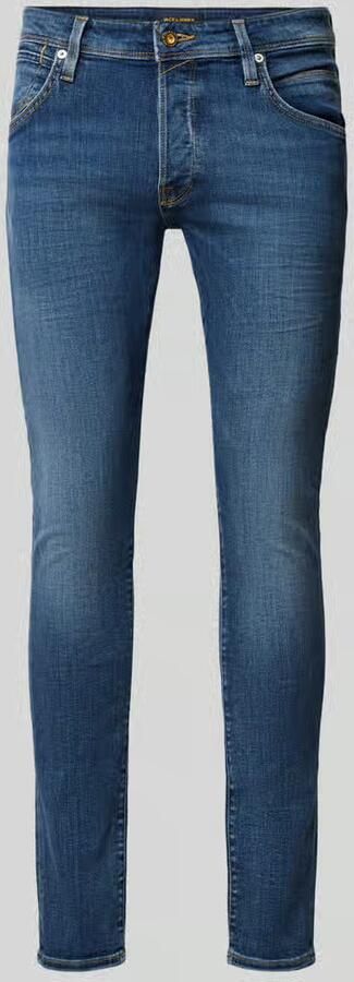 JACK & JONES JEANS INTELLIGENCE slim fit jeans JJIGLENN JJORIGINAL ra 094 blue denim - Foto 15