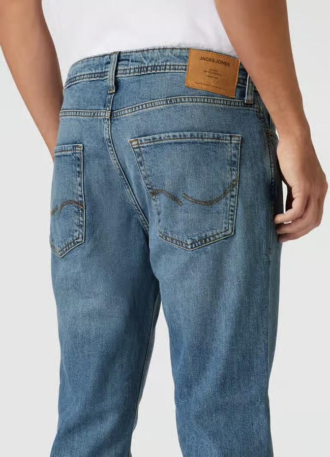 Jack & Jones Regular fit jeans JJICLARK in used-look stretchcomfort en lage taille - Foto 7