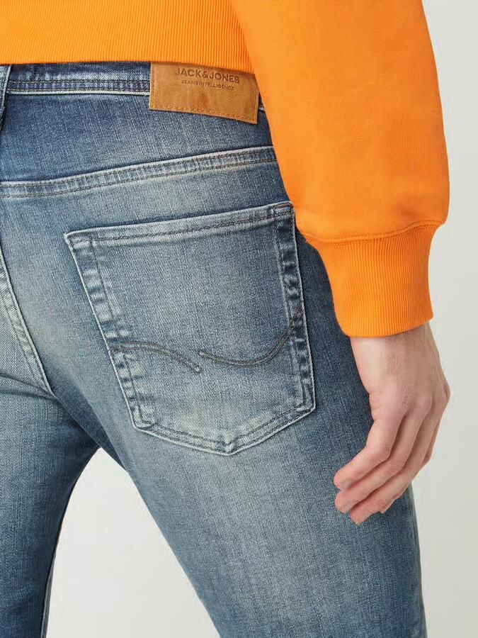 Jack & jones Slim fit jeans met stretch model 'Glenn'